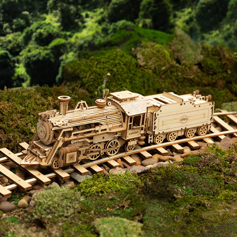 Robotime Puzzle 3D en Bois - Locomotive Prime Steam Express