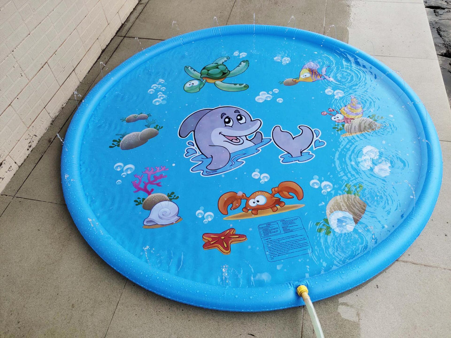 Jardin d’Eau Magique🌊 Tapis de Jet d'Eau pour Enfants