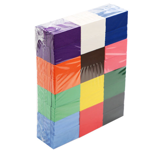 Kit de Blocs Domino en Bois - Jeu Éducatif de Construction et Tri des Couleurs Arc-en-Ciel pour Enfants