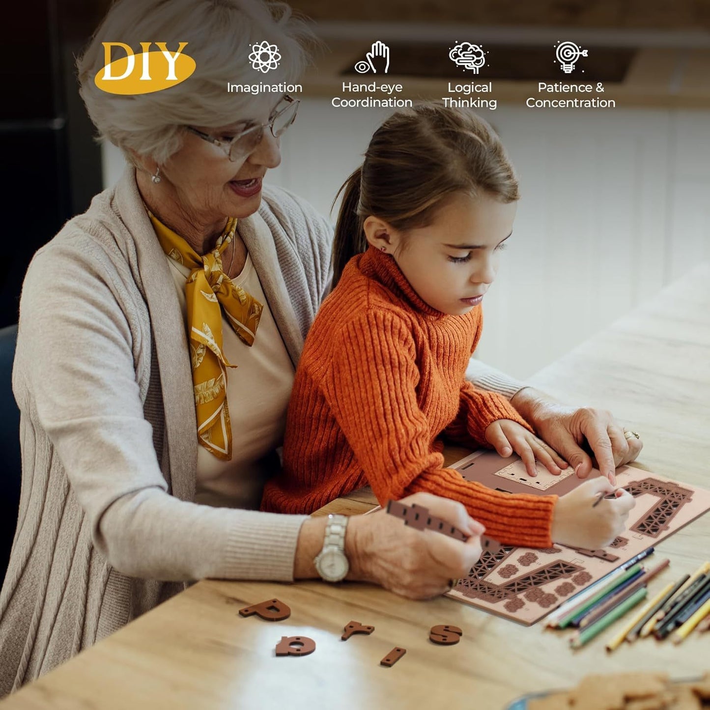 Rolife La Nuit de la Tour Eiffel – Puzzle en bois lumineux »