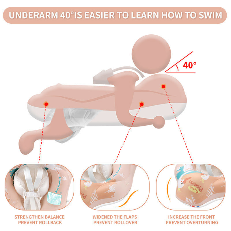 "Bouée Gonflable Cygne pour Bébé avec Protection Solaire – Certifiée CE"