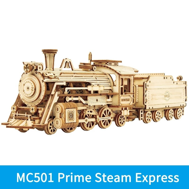 Robotime Puzzle 3D en Bois - Locomotive Prime Steam Express