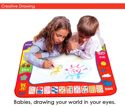 Tapis de Dessin Magique à l'Eau pour Enfants  | Jeu Créatif et Éducatif | Cadeau de Noël Idéal
