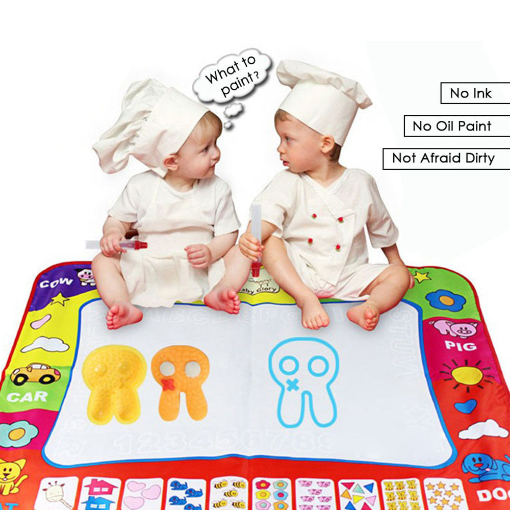 Tapis de Dessin Magique à l'Eau pour Enfants  | Jeu Créatif et Éducatif | Cadeau de Noël Idéal