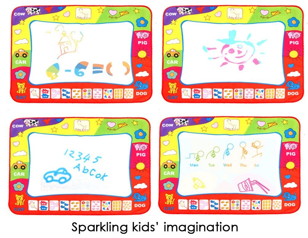 Tapis de Dessin Magique à l'Eau pour Enfants  | Jeu Créatif et Éducatif | Cadeau de Noël Idéal