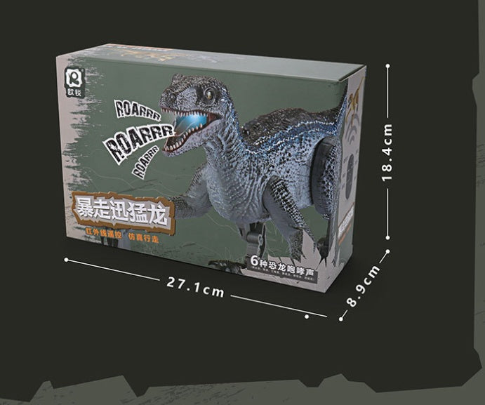 Dinosaure télécommandé RC compatible avec Apple – Jouet dinosaure interactif pour garçons, cadeau éducatif et amusant pour enfants