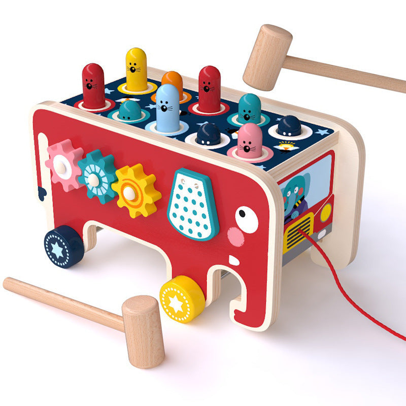 Banc à Marteler Montessori en Bois - Jouet Éducatif et Musical pour Tout-Petits"