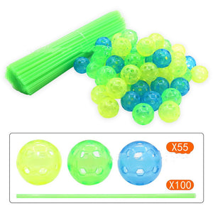 Kit de Construction de Fort en Perles pour Enfants - Jeu de Tente Créatif et Modulable