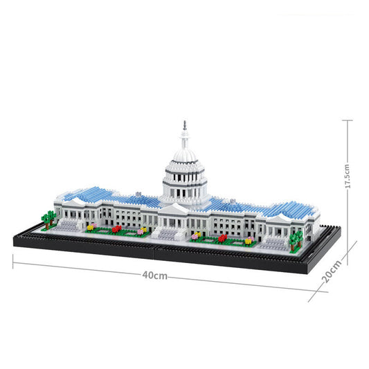 Home Construction Building Blocks Micro-particle Model Toys