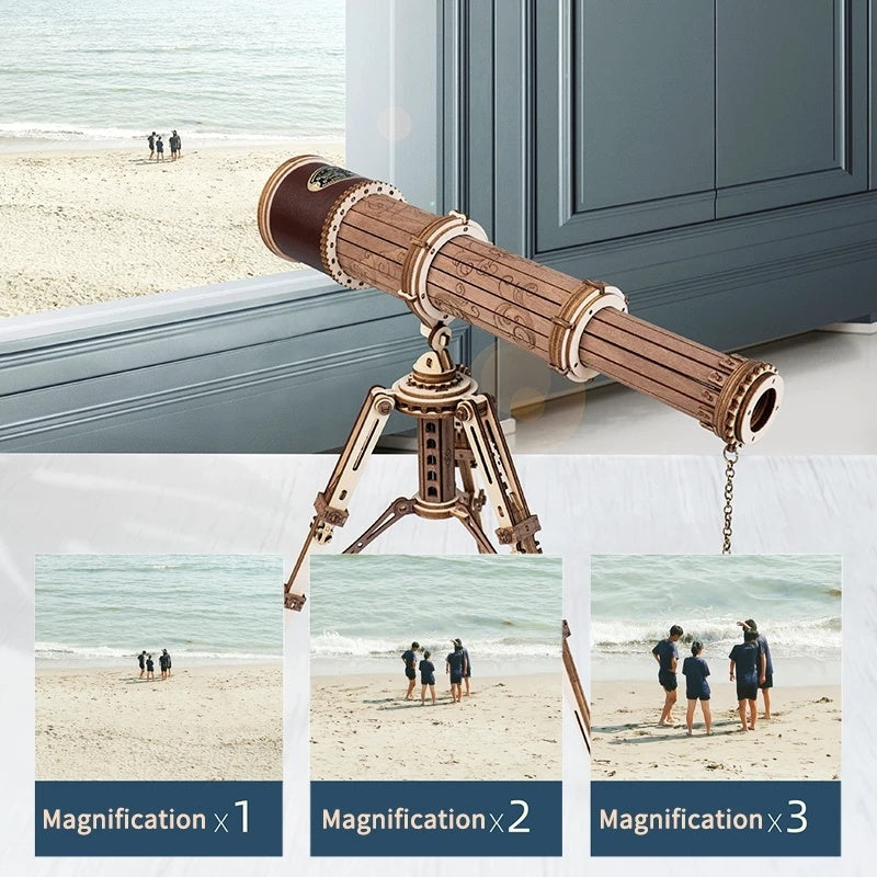 Puzzle 3D en Bois à Monter – Jouet Éducatif pour Enfants